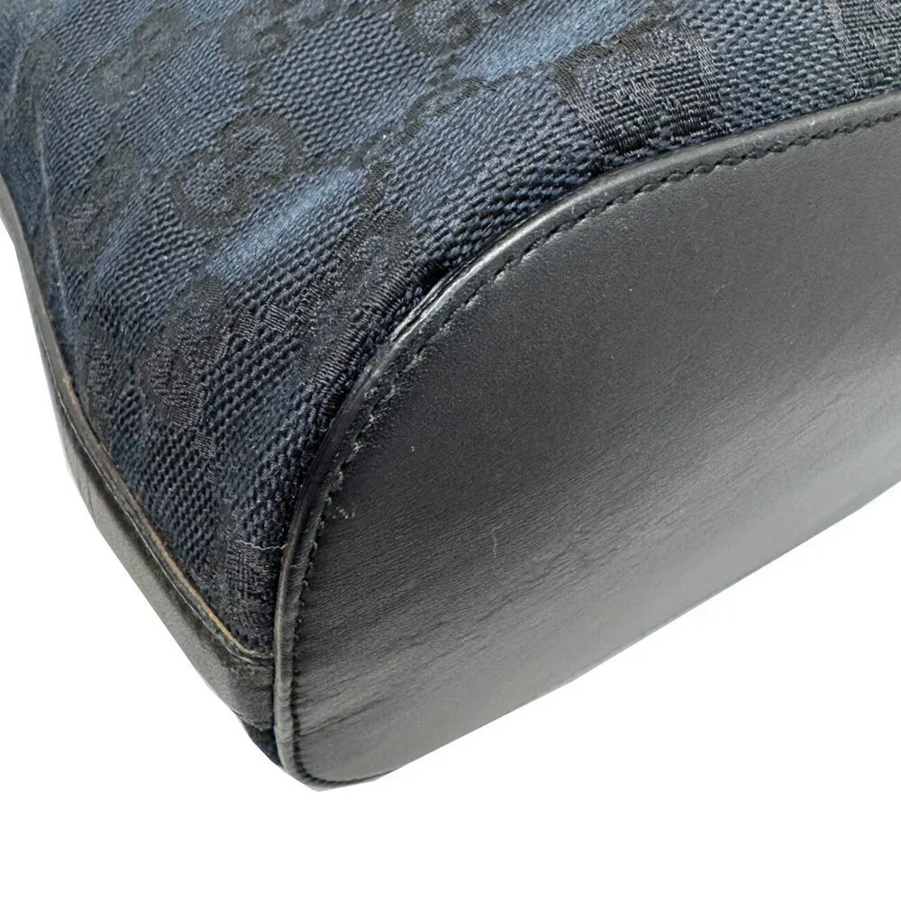 GUCCI Black Leather Shoulder Bag - Picture 8 of 13